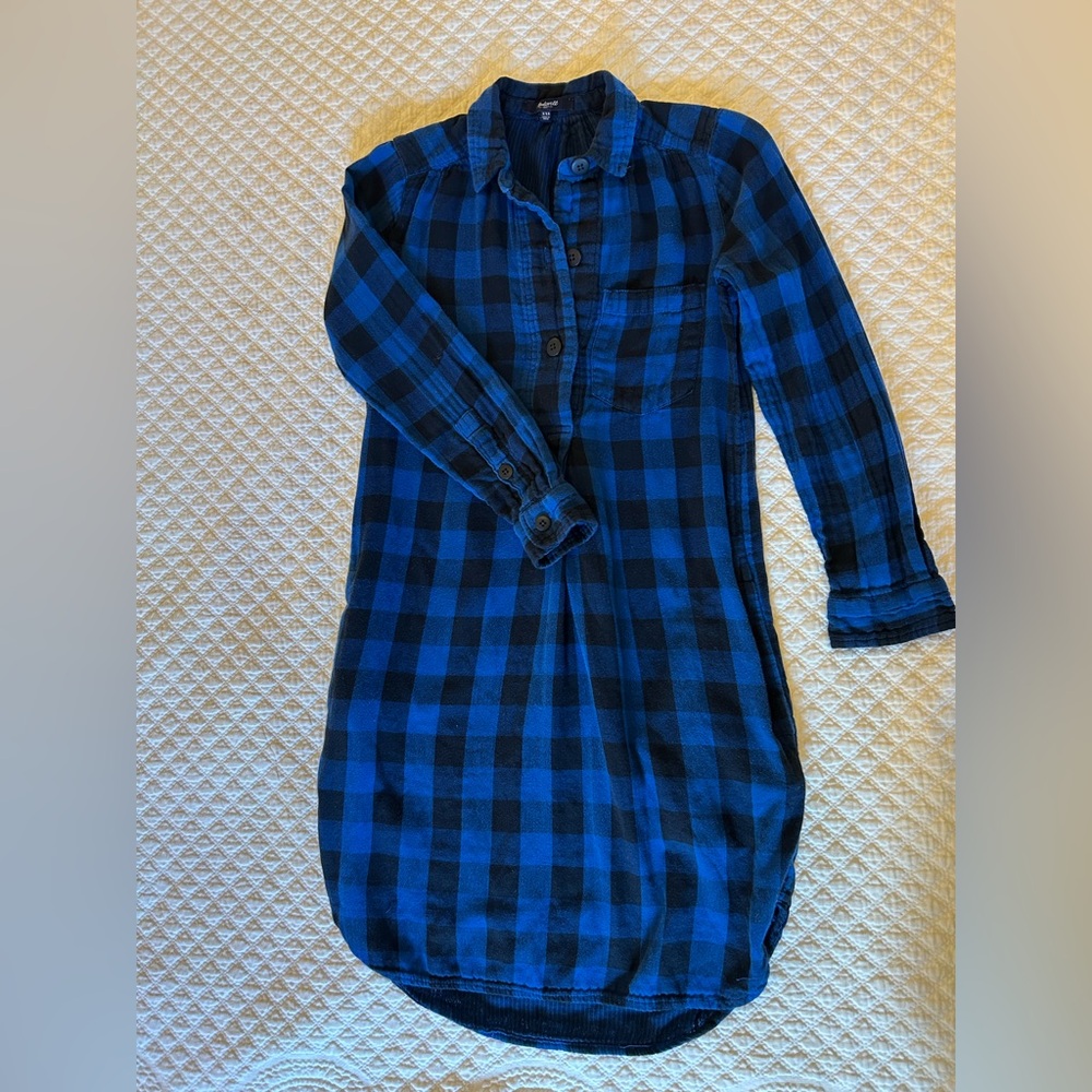 Flannel Shirt Dress